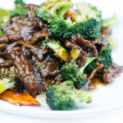 Beef with Broccoli on Rice