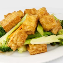 29. Fried Tofu with Mixed Vegetables 紅燒豆腐