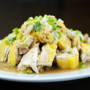 Ginger & Green Onion Sauce Free Range Chicken 薑蔥霸王雞