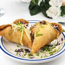 2. Veggie Samosa (2 pcs)