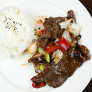Beef with Black Bean Sauce 