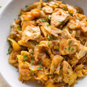 34. Grilled Chicken Cabbage Salad