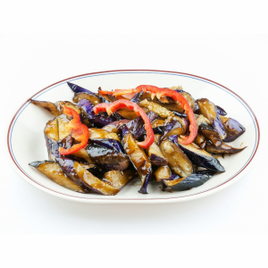 Aubergines style tha&iuml;landais au basilic / Eggplants with Thai Basil