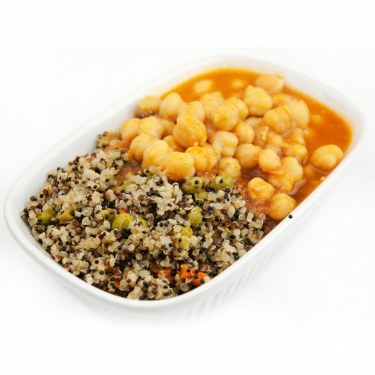 Chana Masala Rice Bowl