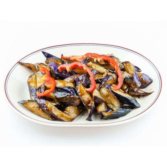 Aubergines style tha&iuml;landais au basilic / Eggplants with Thai Basil