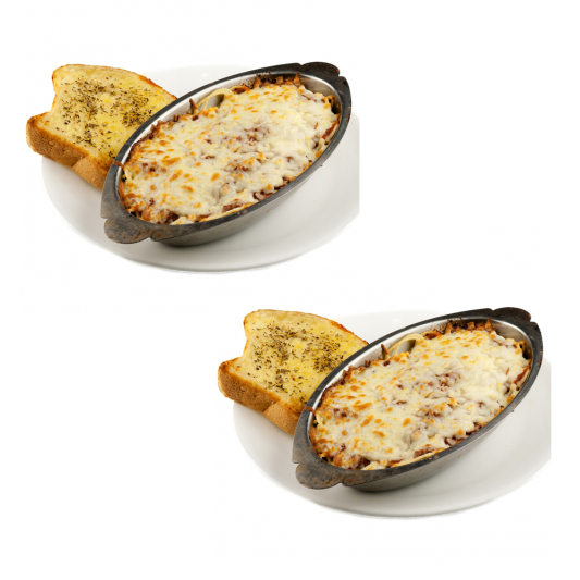 Any 2 Pastas and 2 Garlic Breads 
