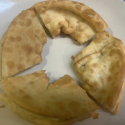 1. Green Onion Cake (1 pc)