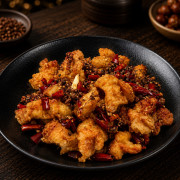 B10. Chongqing Chili Chicken 重庆辣子鸡丁 (中辣)