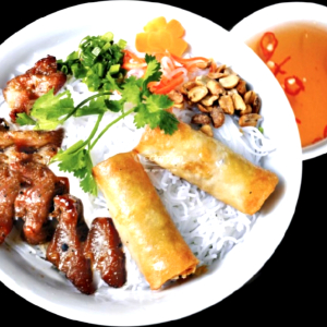 B2. Grilled Pork & Egg Roll / B&uacute;n Thịt Nướng Chả Gi&ograve;