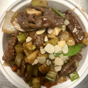 94. Beef with Vegetables & Almonds