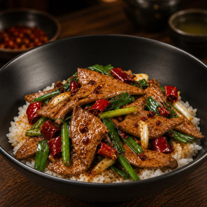 G03. Flash-Fried Pork Liver 火爆猪肝盖