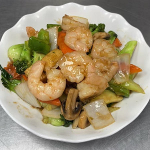 SH10. Stir-Fried Shrimp with Mixed Vegetables