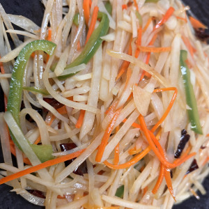 3. Hot & Sour Shredded Potatoes 酸辣士豆丝