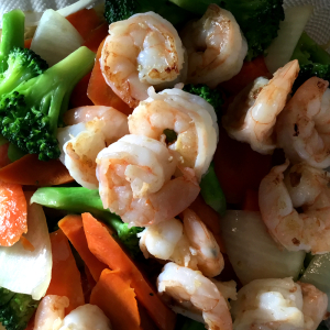 43. Prawn Stir Fry with Mixed Vegetables