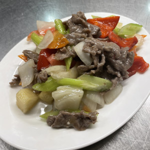 Ginger Beef with Pineapple & Vegetables