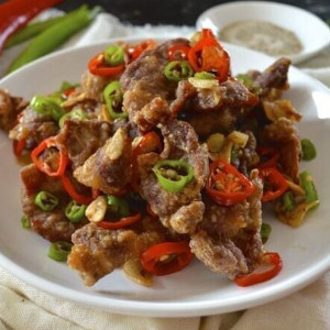 66. Salted & Pepper Pork Chop 椒盐猪扒