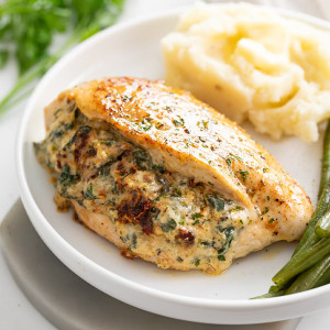Chicken Breast Stuffed with Feta