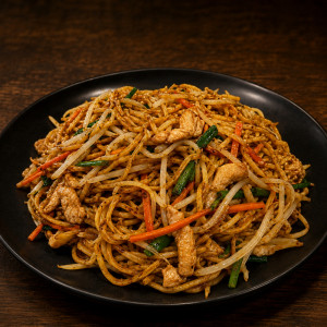 H01. Beef Fried Noodles 牛肉炒面