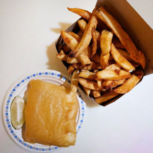 F1.2 Hailbut with Chips 大比目鱼和薯条