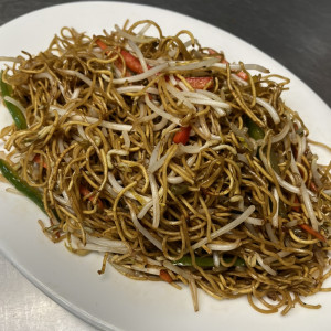 N60. Fried Noodles with Soy Sauce 豉油皇炒麵