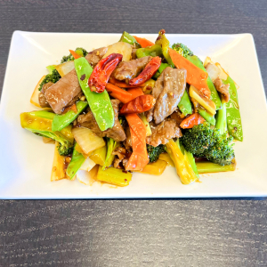 S12. Beef Szechuan Style