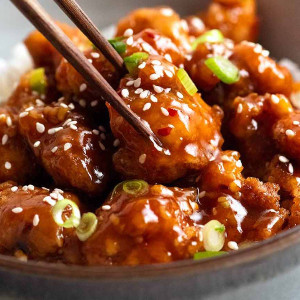 14. Poulet &agrave; la sauce du G&eacute;n&eacute;ral Tao