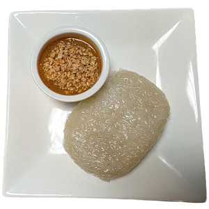 Sweet Sticky Rice with Thai Peanut Sauce