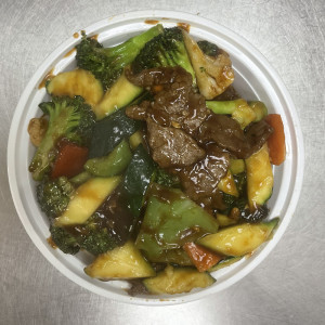 Beef with Teriyaki Sauce