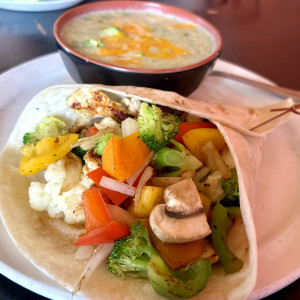 48. Java Vegetable Wrap Combo