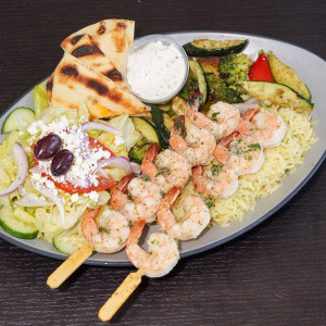 Shrimp Souvlaki (Large)