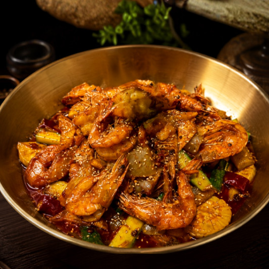 E03. Sichuan Spicy Shrimp 天府香辣虾