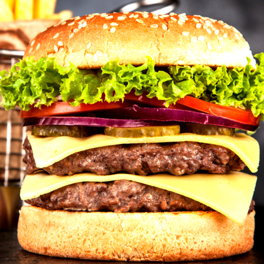 Happy Belly Loaded Cheeseburger