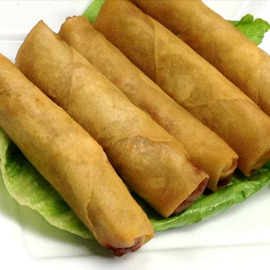 1a. Vegetable Spring Rolls (5 pcs)