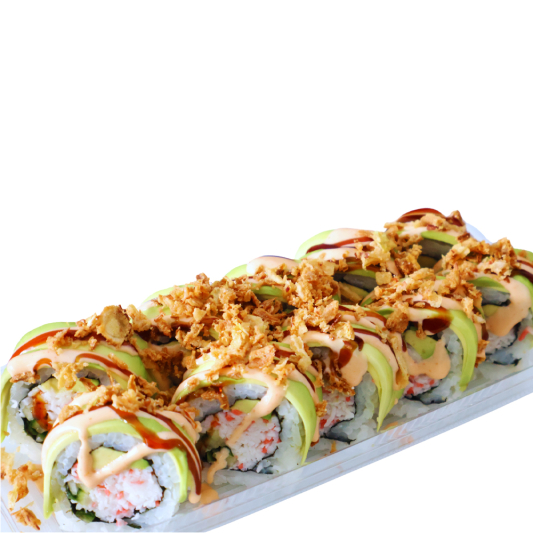 Crunchy G. Dragon Roll (10 pcs)