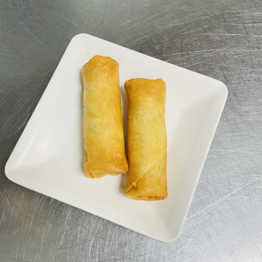 1. Vegetable Spring Rolls (2 pcs)  春卷