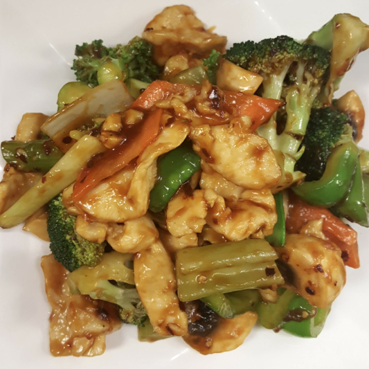 86. Chicken with Garlic Sauce
