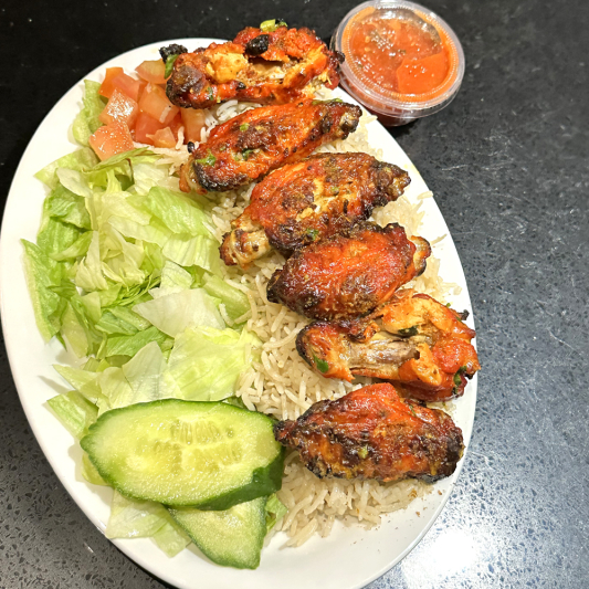 Tandoori Chicken Wings (6 pcs)