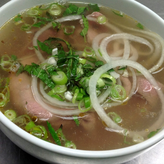 12. Rare Beef Noodle Soup