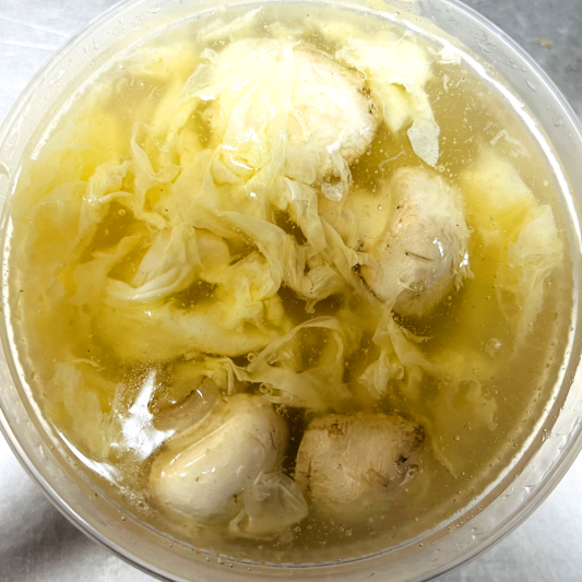 Mushroom Egg Drop Soup 蘑菇蛋花汤