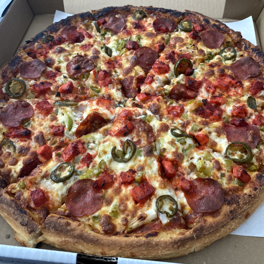 Hot Supreme Pizza