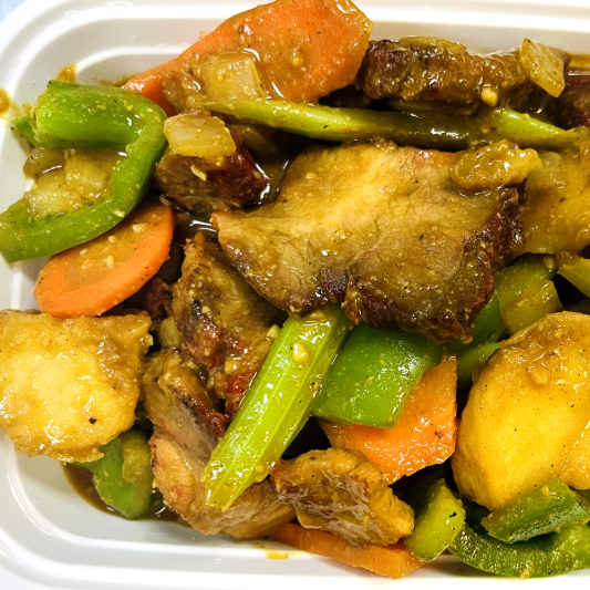 Curry Roast Pork 咖喱叉烧