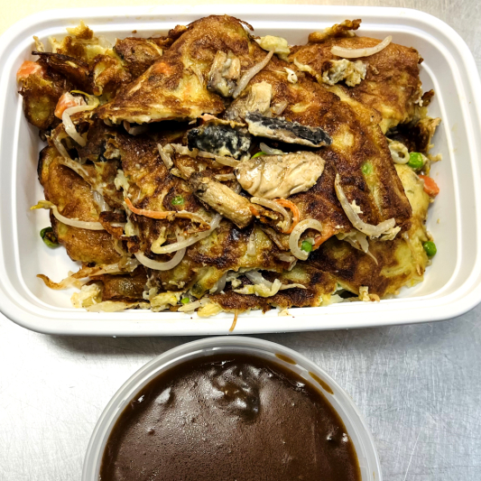 Mushroom Egg Foo Young 蘑菇芙蓉蛋