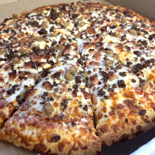 Meat Explosion Pizza