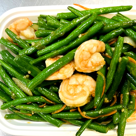 Shrimp with String Beans 四季豆虾仁
