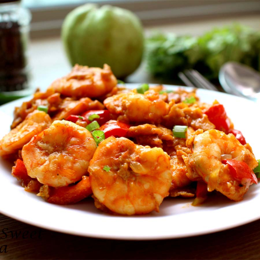Chili Prawns (10 pcs)