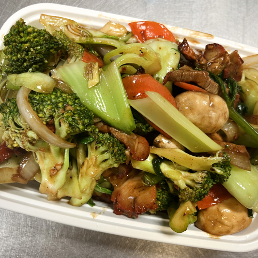 Beef with Mixed Vegetable 什菜牛肉