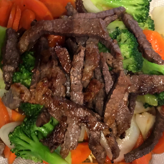 41. Beef Stir Fry with Mixed Vegetables