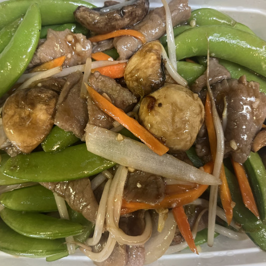 52. Beef & Pea Pods