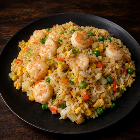H08. Shrimp Fried Rice 虾仁炒饭