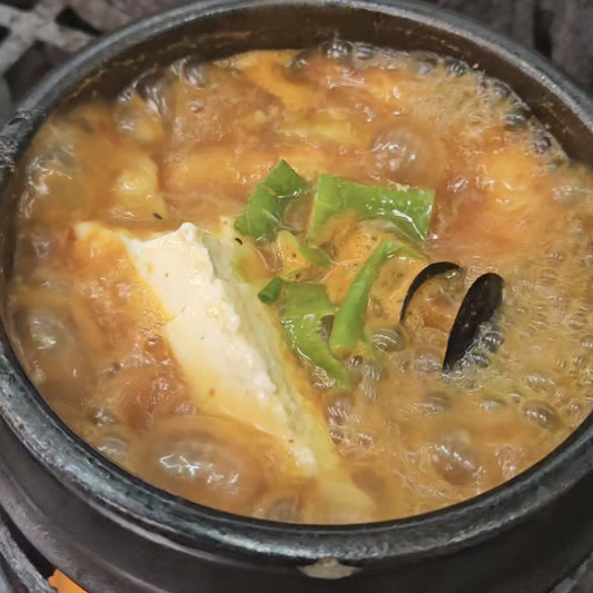 TS1. Dumpling Soft Tofu Soup 만두 순두부
